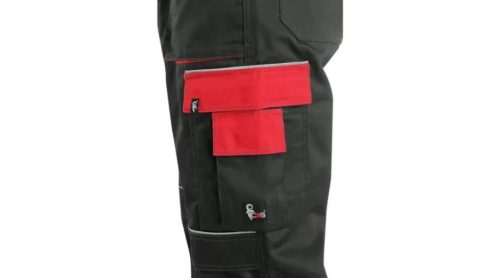 Orion Teodor derekas munkásnadrág (fekete/piros)