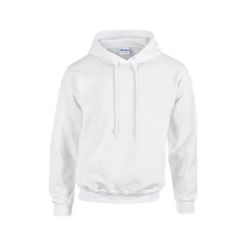 Gildan Heavy Blend kapucnis pulóver (fehér)