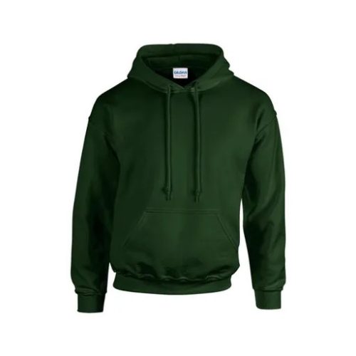 Gildan Heavy Blend kapucnis pulóver (sötétzöld)