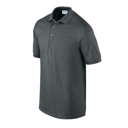Gildan Ultra Cotton galléros póló (szénszürke)