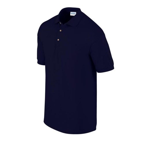 Gildan Ultra Cotton galléros póló (tengerészkék)
