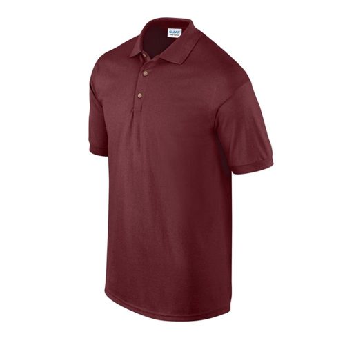 Gildan Ultra Cotton galléros póló (bordó)