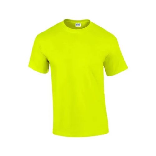 Gildan Ultra Cotton póló (fluo sárga)