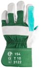 154-es duplaerősségű munkavédelmi kesztyű (10, zöld)