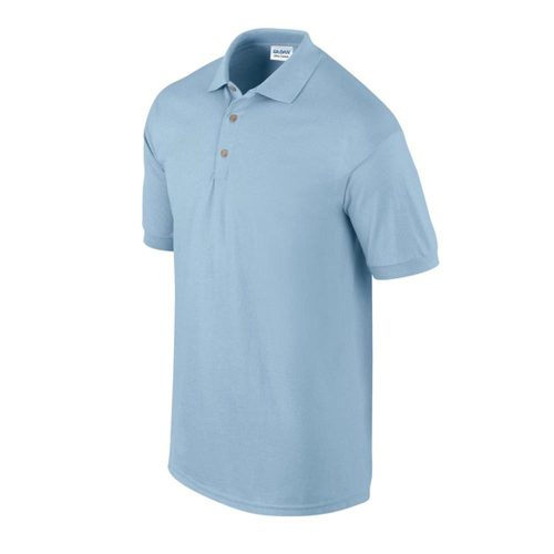Gildan Ultra Cotton galléros póló (világoskék)