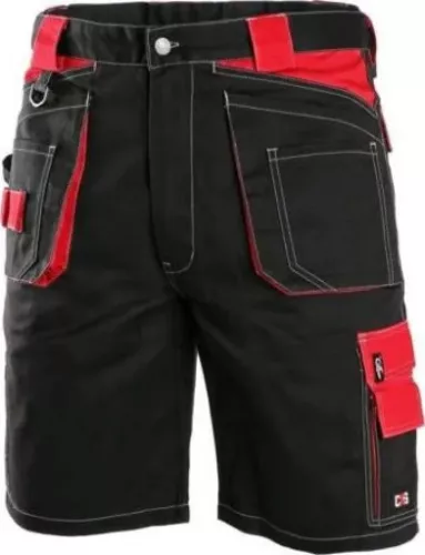 David rövidnadrág (fekete/piros)