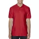 Gildan Premium Cotton galléros póló (piros)