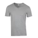 Gildan Softstyle V-nyakú póló (sportszürke)