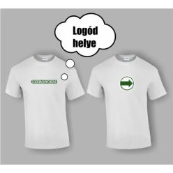 Feliratozás pólóra - nagy logó elöl középen (220x50, 180x180)