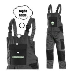   Feliratozás nadrágra - kis logó elöl középen (150x30, 100x100)