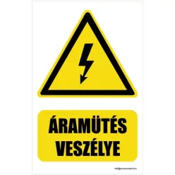 Áramütés veszélye