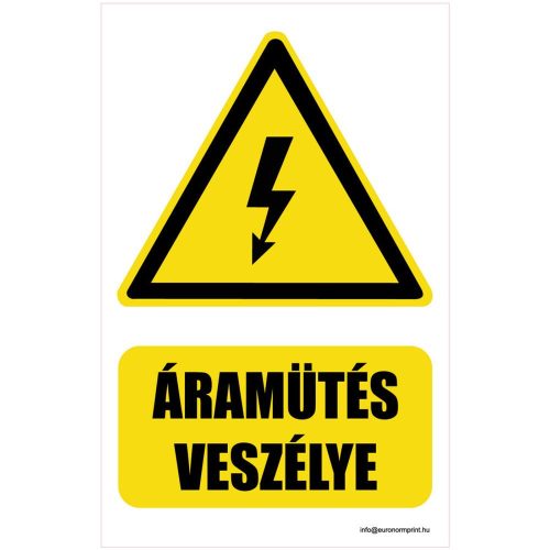 Áramütés veszélye