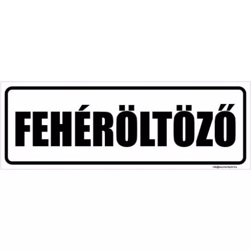 Fehér öltöző