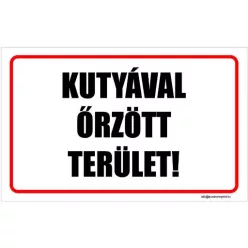 Kutyával őrzött terület
