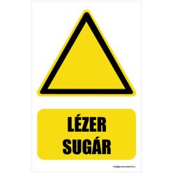 Lézersugár!