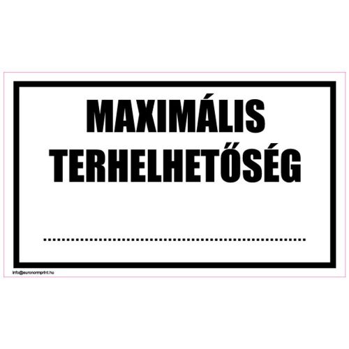 Maximális terhelhetőség