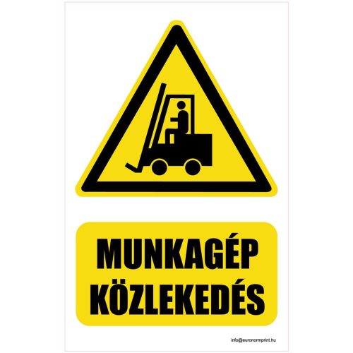 Munkagép közlekedés