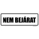 Nem bejárat