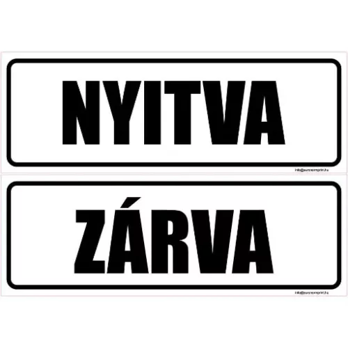 Nyitva-zárva