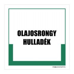 Olajosrongy hulladék