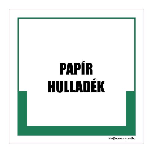 Papír hulladék