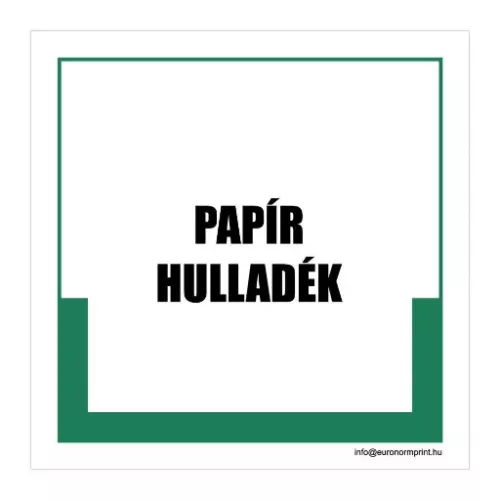 Papír hulladék