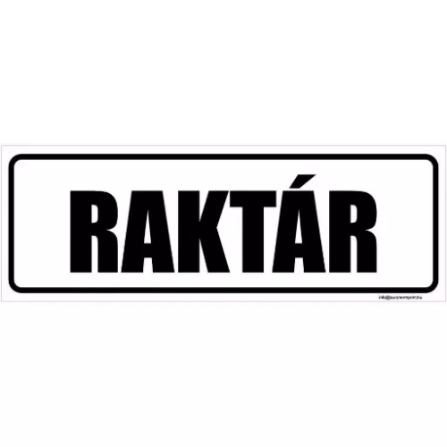 Raktár