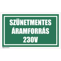 Szünetmentes áramforrás 230 V