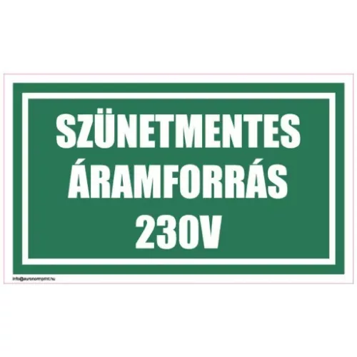 Szünetmentes áramforrás 230 V