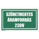 Szünetmentes áramforrás 230 V
