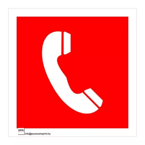 Tűzbejelentő telefon jel