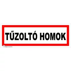 Tűzoltó homok