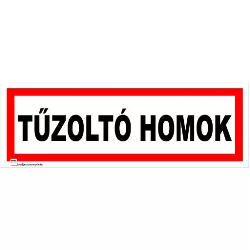 Tűzoltó homok