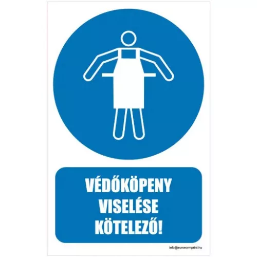 Védőkötény viselése kötelező