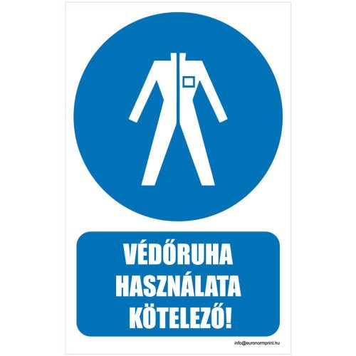 Védőruha használata kötelező