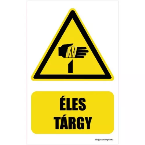 Vigyázz! Éles tárgy