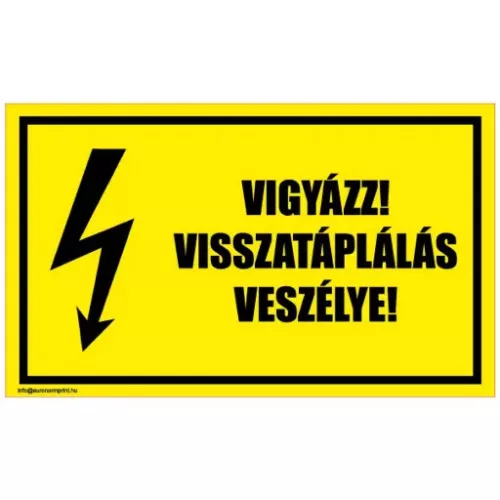 Vigyázz! Visszatáplálás veszélye! 1