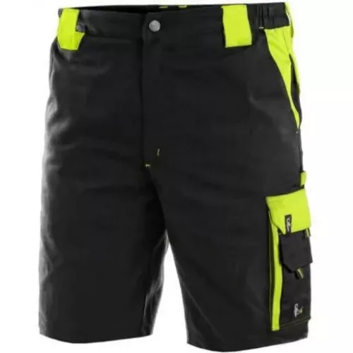 Brighton rövidnadrág, fekete/sárga