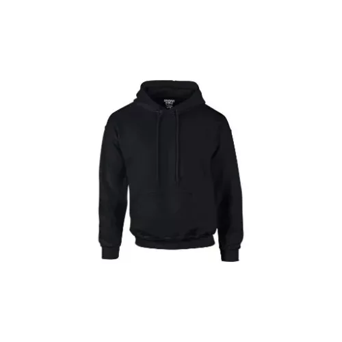 Gildan Dryblend kapucnis pulóver (fekete)