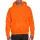 Gildan Dryblend kapucnis pulóver (fluo narancs)