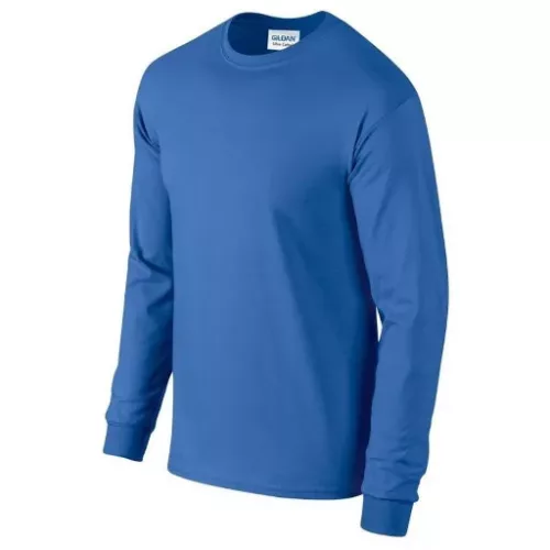 Gildan Ultra Cotton hosszú újjú póló (királykék)