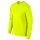 Gildan Ultra Cotton jól láthatósági hosszú újjú póló (fluo sárga)