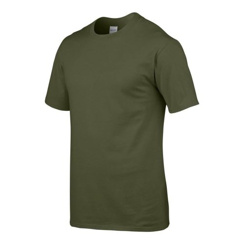 Gildan Premium Cotton póló (katonai zöld)