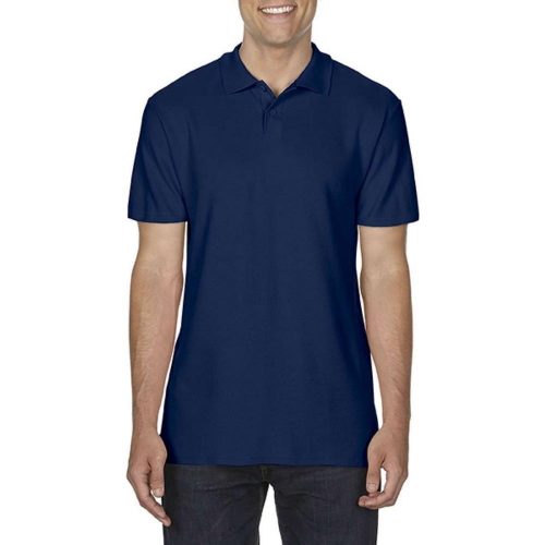 Gildan Softstyle galléros póló (navy)