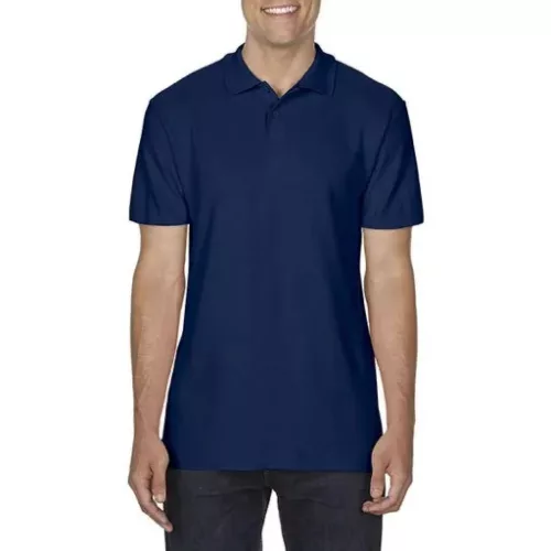 Gildan Softstyle galléros póló (navy)