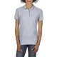 Gildan Premium Cotton női galléros póló (sportszürke)