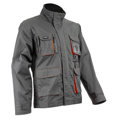 Coverguard Paddock II munkakabát (szürke-narancs)