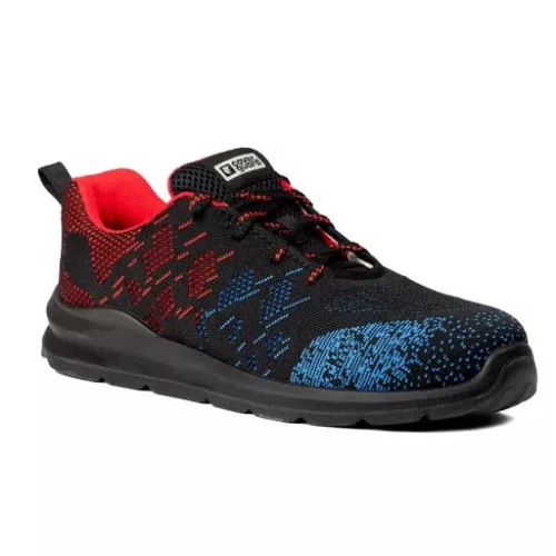 Coverguard Otavite S1P SRC munkavédelmi cipő (fekete-piros-kék)