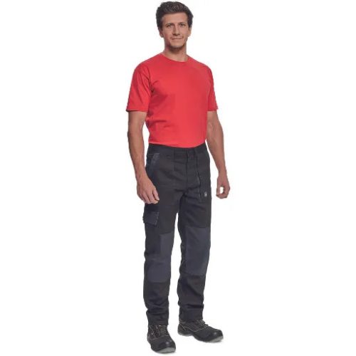 Max Neo derekas munkásnadrág (fekete)