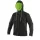 CXS Harrison cipzáras kapucnis pulóver (fekete/zöld)